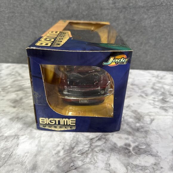 JADA 1/24 BIGTIME MUSCLE METALLIC RED BLACK 1970 FORD MUSTANG BOSS 429 NEW *READ - Picture 4 of 5